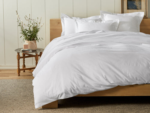 Cloud Brushed Organic Flannel Duvet Set