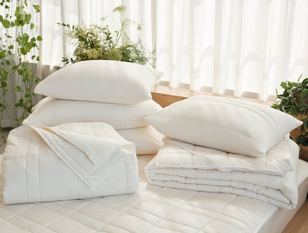 Washable Wool Filled Mattress Topper