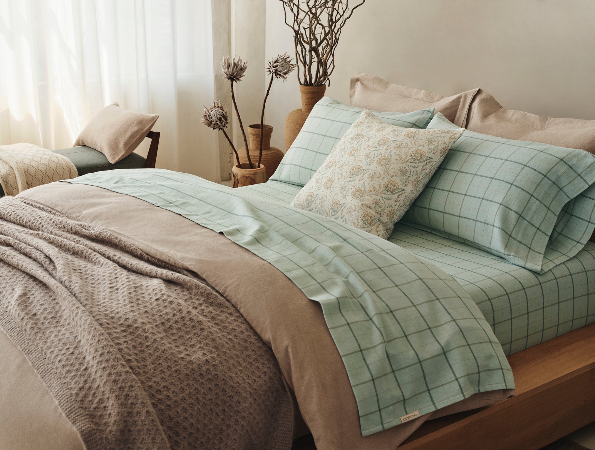 Organic Flannel Sheet Set