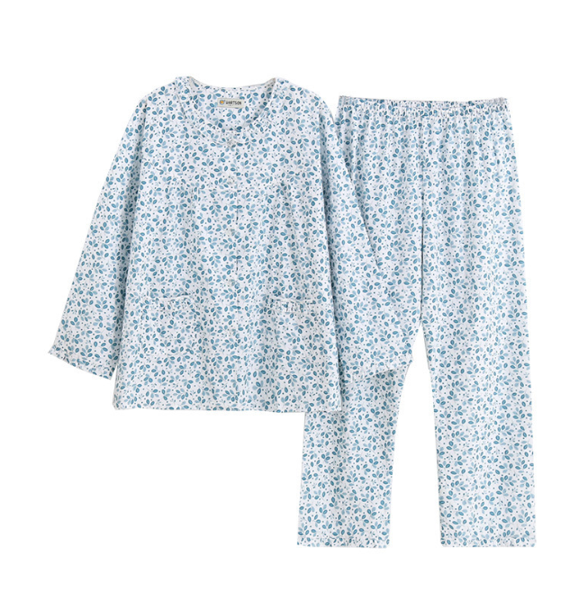 Women's haccta Organic Cotton Long Sleeve Pajama Set